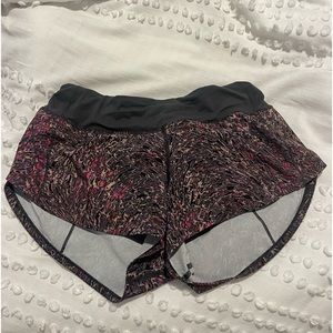 Cute purple and pink rare lululemon shorts